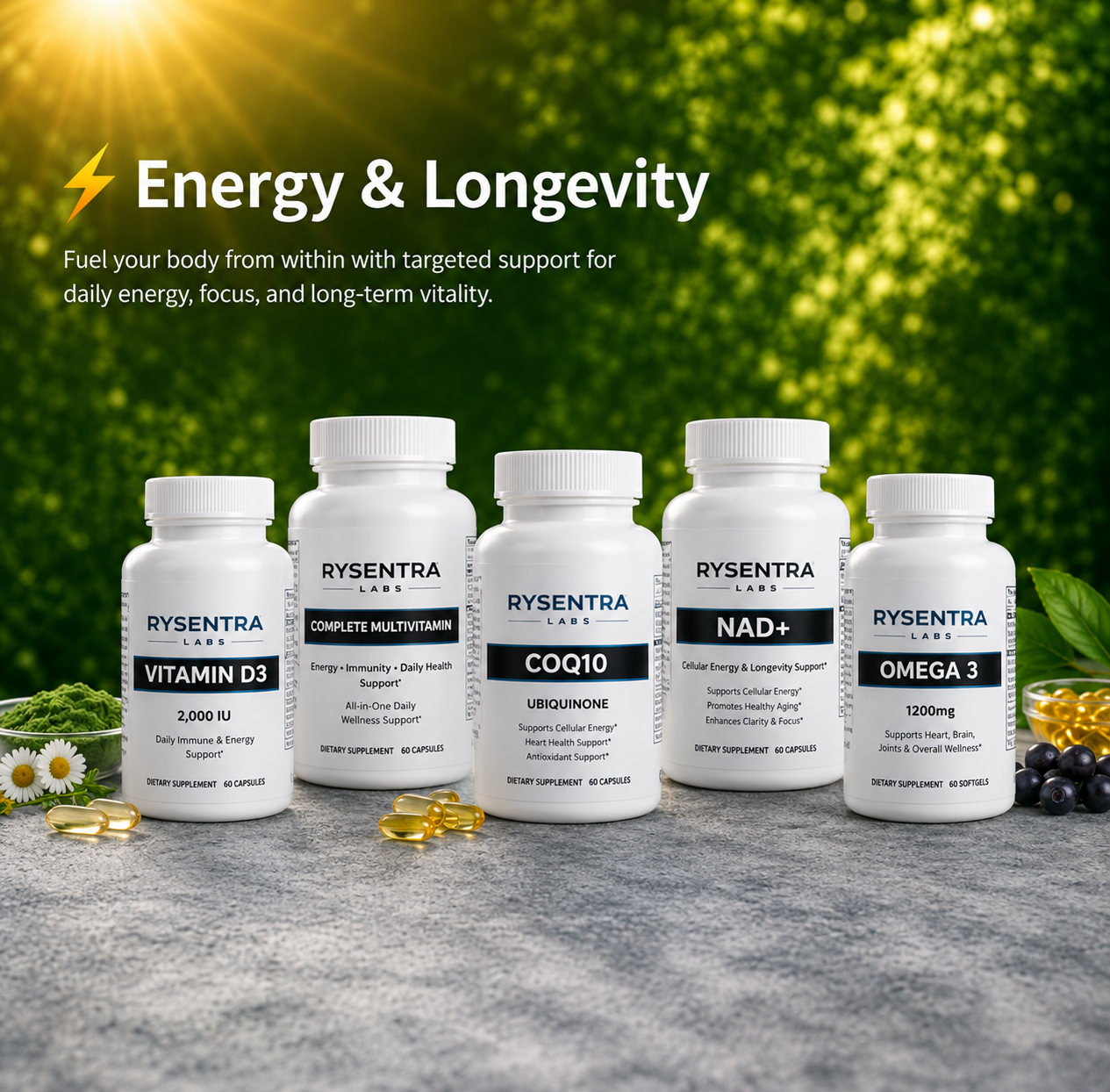 ⚡ Energy & Longevity