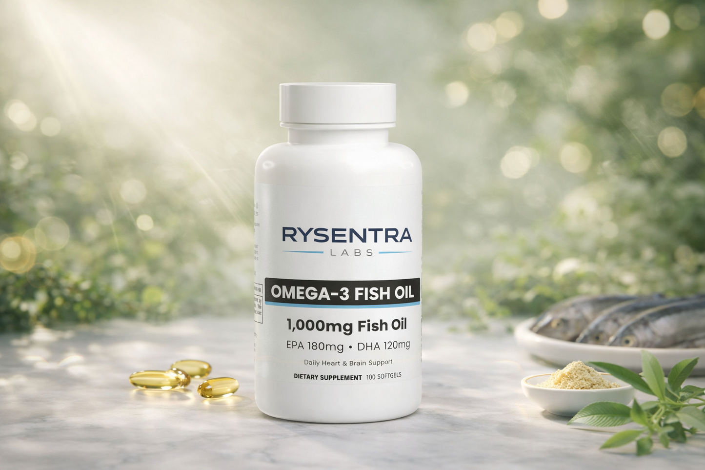 Omega-3 Fish Oil (EPA 180mg • DHA 120mg)